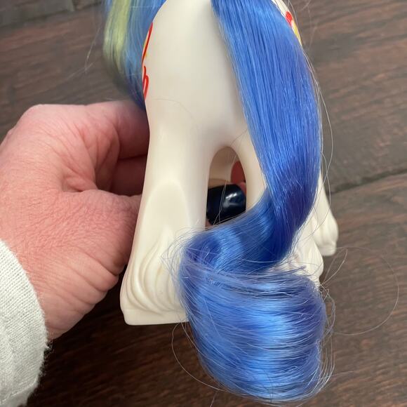 My Little Pony Big Brother Chief Fire Fighter Hat Bandana Comb VTG 1987 G1 MLP - Picture 12 of 16